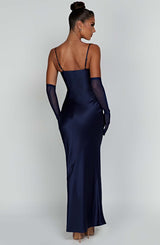Fioreclo Athens Maxi Dress in Navy