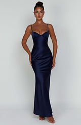 Fioreclo Athens Maxi Dress in Navy