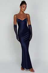 Fioreclo Athens Maxi Dress in Navy