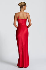 Fioreclo Athens Maxi Dress in Red