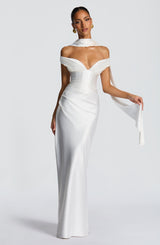 Fioreclo Aurelie Maxi Dress in Ivory