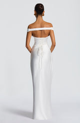 Fioreclo Aurelie Maxi Dress in Ivory