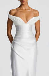 Fioreclo Aurelie Maxi Dress in Ivory