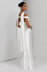 Fioreclo Aurelie Maxi Dress in Ivory