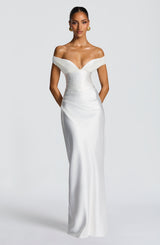 Fioreclo Aurelie Maxi Dress in Ivory