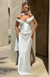 Fioreclo Aurelie Maxi Dress in Ivory