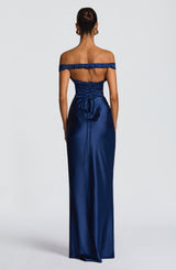 Fioreclo Aurelie Maxi Dress in Navy