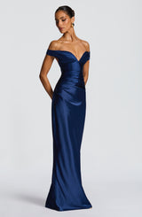 Fioreclo Aurelie Maxi Dress in Navy