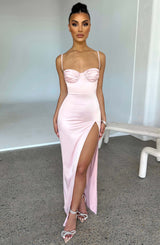 Fioreclo Aurora Maxi Dress in Blush