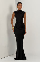 Fioreclo Avielle Maxi Dress in Black