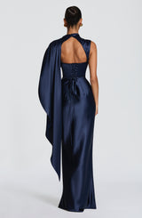 Fioreclo Avienne Maxi Dress in Navy