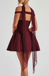 Fioreclo Aylah Scarf in Cherry Lacquer