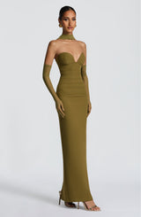 Fioreclo Aylah Scarf in Deep Olive