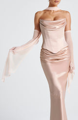 Fioreclo Aylah Scarf in Soft Peach