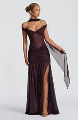Fioreclo Aylah Scarf in Plum