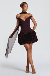 Fioreclo Aylah Scarf in Plum