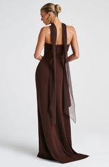 Fioreclo Aylah Scarf in Plum Brown