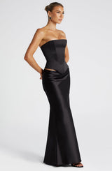 Fioreclo Aylin Maxi Skirt in Black