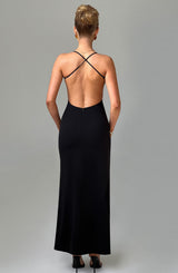 Fioreclo Beatrix Maxi Dress in Black