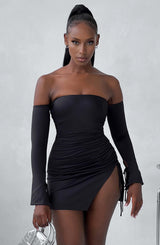 Fioreclo Becca Mini Dress in Black