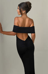 Fioreclo Belinda Maxi Dress in Black