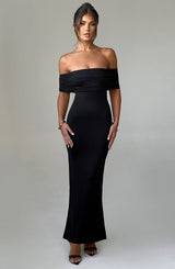 Fioreclo Belinda Maxi Dress in Black