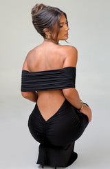 Fioreclo Belinda Maxi Dress in Black