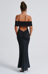 Fioreclo Belinda Maxi Dress in Black