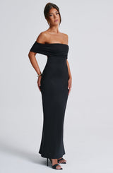 Fioreclo Belinda Maxi Dress in Black