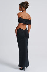 Fioreclo Belinda Maxi Dress in Black