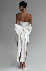 Fioreclo Bellamie Mini Dress in Ivory