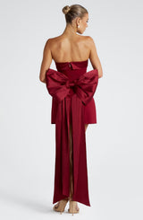 Fioreclo Bellamie Mini Dress in Wine