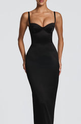 Fioreclo Benedetta Maxi Dress in Black