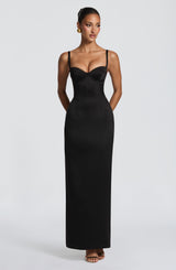 Fioreclo Benedetta Maxi Dress in Black