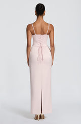 Fioreclo Benedetta Maxi Dress in Blush