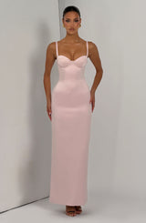 Fioreclo Benedetta Maxi Dress in Blush