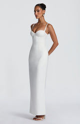 Fioreclo Benedetta Maxi Dress in Ivory
