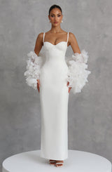 Fioreclo Benedetta Maxi Dress in Ivory