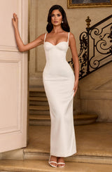 Fioreclo Benedetta Maxi Dress in Ivory