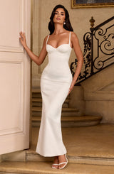 Fioreclo Benedetta Maxi Dress in Ivory