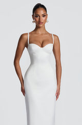 Fioreclo Benedetta Maxi Dress in Ivory