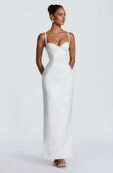 Fioreclo Benedetta Maxi Dress in Ivory