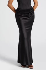 Fioreclo Bernadine Maxi Skirt in Black