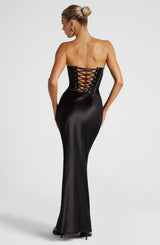 Fioreclo Bernadine Maxi Skirt in Black