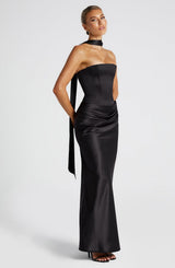 Fioreclo Bernadine Maxi Skirt in Black