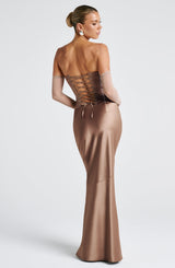 Fioreclo Bernadine Maxi Skirt in Hazel