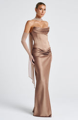 Fioreclo Bernadine Maxi Skirt in Hazel