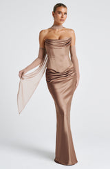 Fioreclo Bernadine Maxi Skirt in Hazel