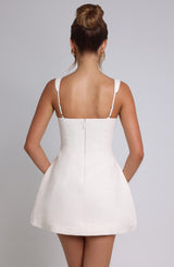 Fioreclo Bess Mini Dress in Ivory