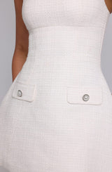 Fioreclo Bess Mini Dress in Ivory
